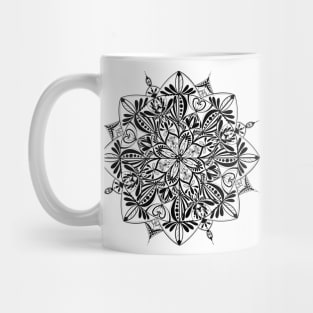 Mandala 1 - Black Mug